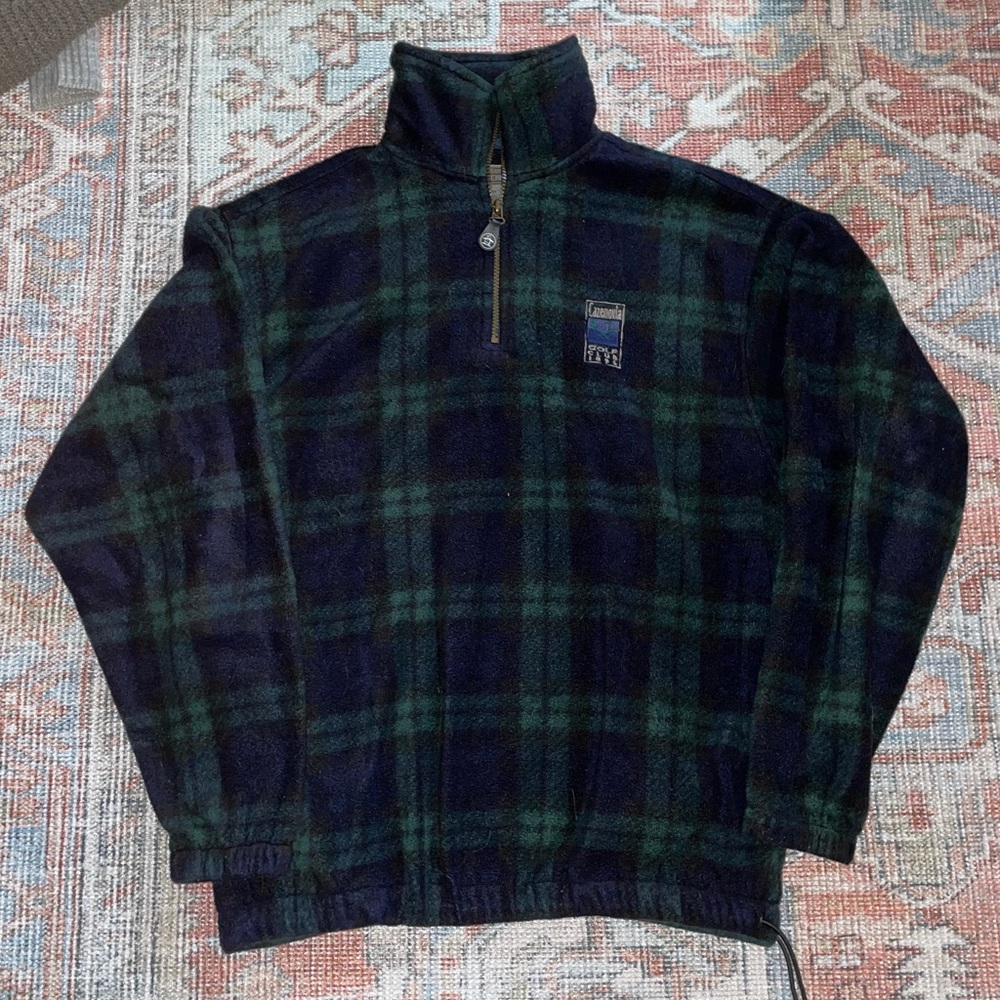 VINTAGE FLANNEL plush quarter zip